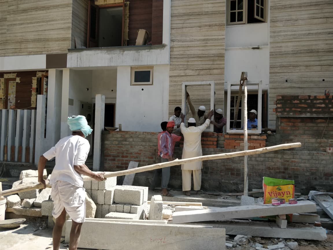 Ongoing construction project